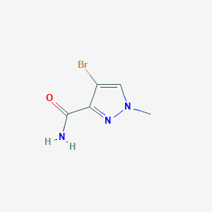 4-Bromo-1-methyl-1H-pyrazole-3-carboxamide