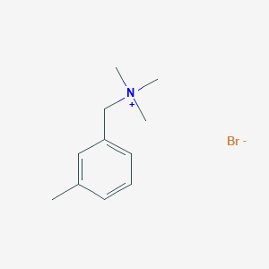 molecular formula C11H18BrN B8664586 Trimethyl-((3-methylphenyl)methyl)azanium bromide CAS No. 21949-11-1