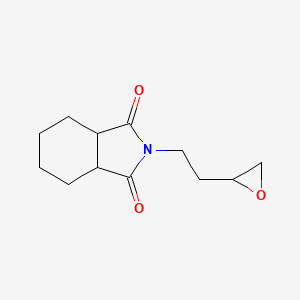 molecular formula C12H17NO3 B8664589 2-[2-(Oxiran-2-yl)ethyl]hexahydro-1H-isoindole-1,3(2H)-dione CAS No. 105981-39-3