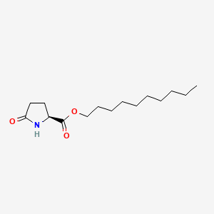 molecular formula C15H27NO3 B8664605 Decyl 5-oxo-L-prolinate CAS No. 37673-23-7