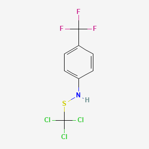 molecular formula C8H5Cl3F3NS B8664612 N-[(Trichloromethyl)sulfanyl]-4-(trifluoromethyl)aniline CAS No. 88693-64-5