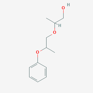 molecular formula C12H18O3 B8664631 2-(2-Phenoxypropoxy)propan-1-ol CAS No. 25961-90-4