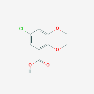 7-Chloro-2,3-dihydrobenzo[b][1,4]dioxine-5-carboxylic Acid