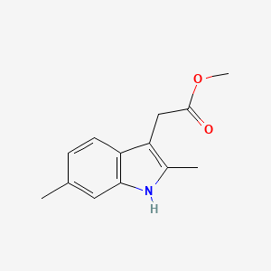 2,6-dimethyl-1H-indole-3-acetic acid methyl ester