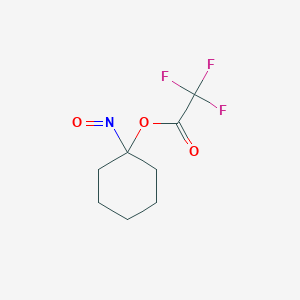 molecular formula C8H10F3NO3 B8664712 1-Nitrosocyclohexyl Trifluoroacetate CAS No. 524918-95-4