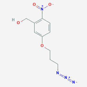 (5-(3-Azidopropoxy)-2-nitrophenyl)methanol