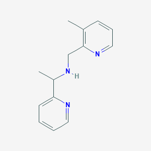 N-((3-Methylpyridin-2-yl)methyl)-1-(pyridin-2-yl)ethanamine