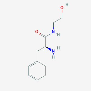 molecular formula C11H16N2O2 B8664777 (S)-2-amino-N-(2-hydroxy-ethyl)-3-phenyl-propionamide 