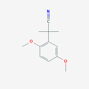 2-Methyl-2-(2,5-dimethoxyphenyl)propionitrile