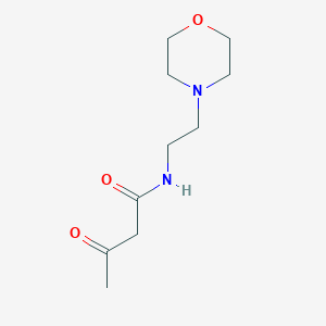 molecular formula C10H18N2O3 B8664890 N-(2-morpholinoethyl)acetoacetamide 