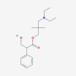 molecular formula C18H29NO3 B086649 Amprotropine CAS No. 148-32-3