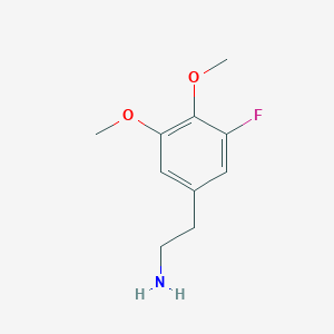 molecular formula C10H14FNO2 B8664903 2-(3-Fluoro-4,5-dimethoxy-phenyl)-ethylamine 
