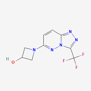 1-[3-(Trifluoromethyl)-[1,2,4]triazolo[4,3-b]pyridazin-6-yl]azetidin-3-ol