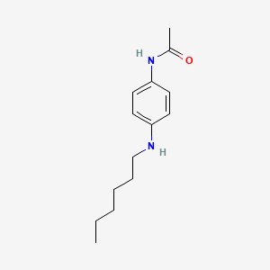 N-[4-(Hexylamino)phenyl]acetamide