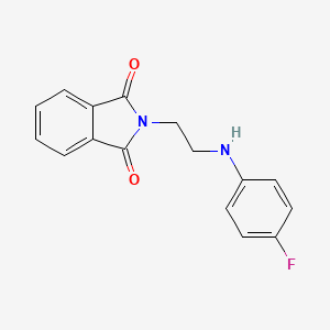 2-{2-[(4-fluorophenyl)amino]ethyl}-2,3-dihydro-1H-isoindole-1,3-dione
