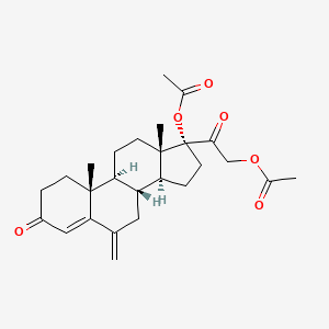 17,21-Diacetoxy-6-methylene-4-pregnene-3,20-dione