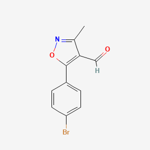 5-(4-Bromo-phenyl)-3-methyl-isoxazole-4-carbaldehyde