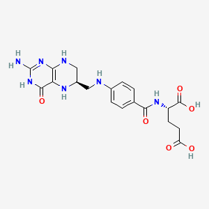 molecular formula C19H23N7O6 B8665004 6R-Tetrahydrofolic acid 