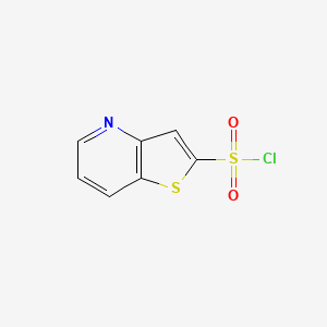 molecular formula C7H4ClNO2S2 B8665059 Thieno[3,2-b]pyridine-2-sulfonyl chloride 