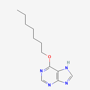 6-(Heptyloxy)-7H-purine