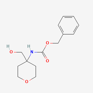 benzyl 4-(hydroxymethyl)tetrahydro-2H-pyran-4-ylcarbamate