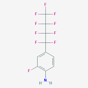 2-Fluoro-4-(nonafluorobutyl)aniline