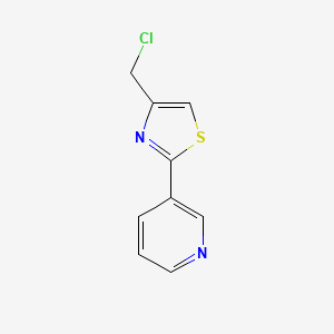 4-Chloromethyl-2-(3-pyridyl)thiazole