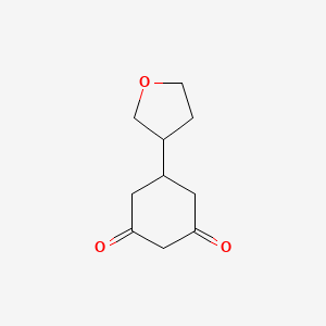 molecular formula C10H14O3 B8665145 5-(Tetrahydrofuran-3-yl)cyclohexane-1,3-dione 