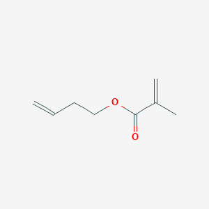 molecular formula C8H12O2 B8665159 2-Propenoic acid, 2-methyl-, 3-butenyl ester CAS No. 79964-12-8