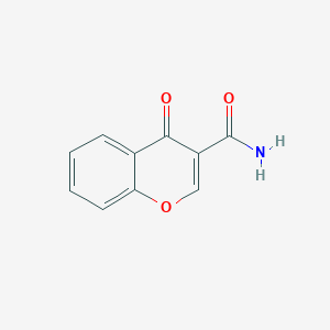 molecular formula C10H7NO3 B8665168 4-oxo-4H-1-benzopyran-3-carboxamide 