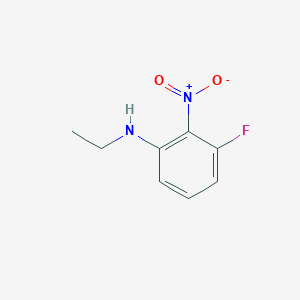 molecular formula C8H9FN2O2 B8665179 Ethyl-(3-fluoro-2-nitro-phenyl)-amine 