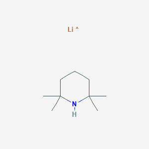 molecular formula C9H19LiN B8665192 Piperidine, 2,2,6,6-tetramethyl-, lithium salt 