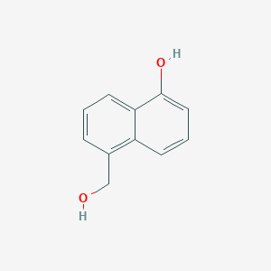 molecular formula C11H10O2 B8665210 1-Naphthol-5-methanol 