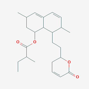 molecular formula C24H34O4 B8665225 2,3-Dehydrolovastatin acid sodium salt 