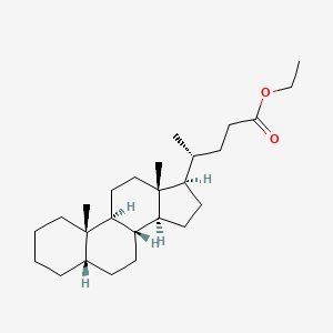 molecular formula C26H44O2 B8665247 Ethyl 5beta-cholanate CAS No. 5795-90-4