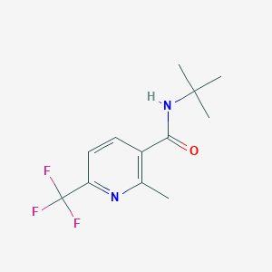 n-(Tert-butyl)-2-methyl-6-(trifluoromethyl)nicotinamide