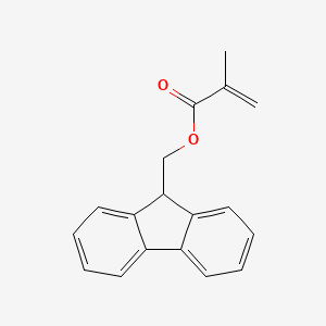 molecular formula C18H16O2 B8665294 (9H-Fluoren-9-YL)methyl 2-methylprop-2-enoate CAS No. 106120-02-9