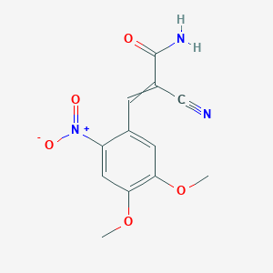 alpha-Cyano-beta-(2-Nitro-4,5-Dimethoxyphenyl)Acrylamide