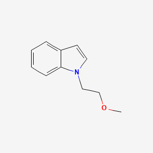 molecular formula C11H13NO B8665376 1-(2-methoxyethyl)-1H-indole 