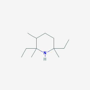 molecular formula C12H25N B8665403 2,6-Diethyl-2,3,6-trimethylpiperidine CAS No. 61746-12-1
