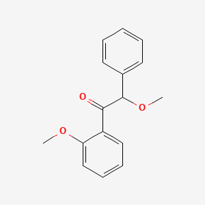 molecular formula C16H16O3 B8665423 2,2'-Dimethoxy-2-phenylacetophenone CAS No. 77181-47-6
