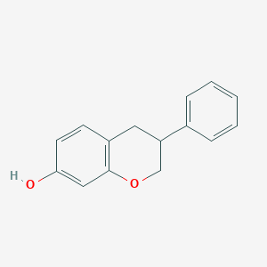 molecular formula C15H14O2 B8665430 3-Phenylchroman-7-ol 