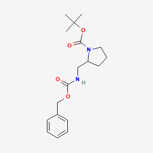 Tert-butyl 2-(phenylmethoxycarbonylaminomethyl)pyrrolidine-1-carboxylate
