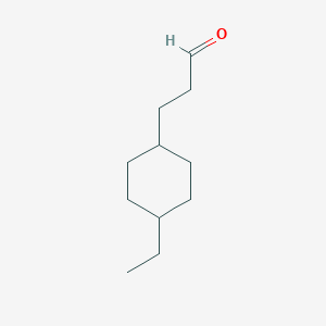 molecular formula C11H20O B8665446 4-Ethyl cyclohexanepropanal 