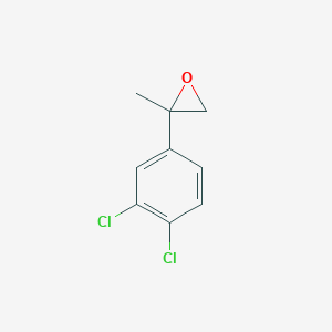 molecular formula C9H8Cl2O B8665452 2-(3,4-Dichlorophenyl)-2-methyloxirane 
