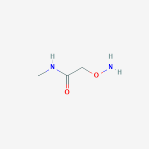 molecular formula C3H8N2O2 B8665477 2-aminooxy-N-methyl-acetamide 