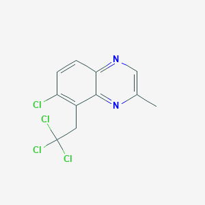 7-Chloro-2-methyl-8-(2,2,2-trichloroethyl)quinoxaline