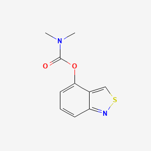 molecular formula C10H10N2O2S B8665585 2,1-Benzothiazol-4-yl dimethylcarbamate CAS No. 58555-26-3