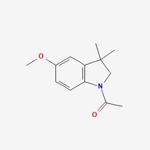 1-acetyl-3,3-dimethyl-5-(methyloxy)-2,3-dihydro-1H-indole