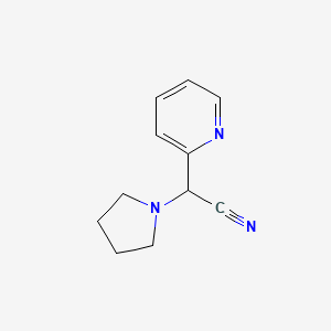 2-(1-Pyrrolidinyl)-2-(2-pyridyl)acetonitrile
